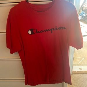 Women’s Red Champion Shirt Size Large